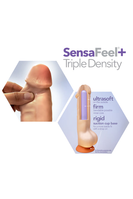 Dr Skin Posable Dildo 7 Inch Vanilla