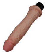 Dr Skin Silicone Dr Webber Vibrating Dildo 9.75 Inch Flesh