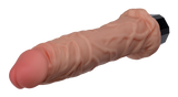 Dr Skin Silicone Dr Webber Vibrating Dildo 9.75 Inch Flesh