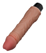 Dr Skin Silicone Dr Hunt Vibrating Dildo 8.75 Inch Flesh