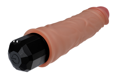 Dr Skin Silicone Dr Hunt Vibrating Dildo 8.75 Inch Flesh