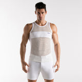 Code 22 Mesh Tank Top White