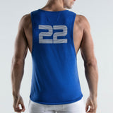 Code 22 What's Your Code Tank Top Blue