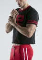 Code 22 Full Contact Crop T Shirt Black