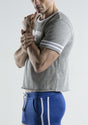 Code 22 Full Contact Crop T Shirt Grey