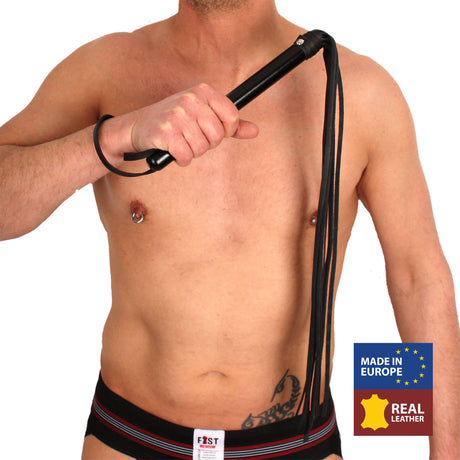 The Red Leather Flogger 75cm