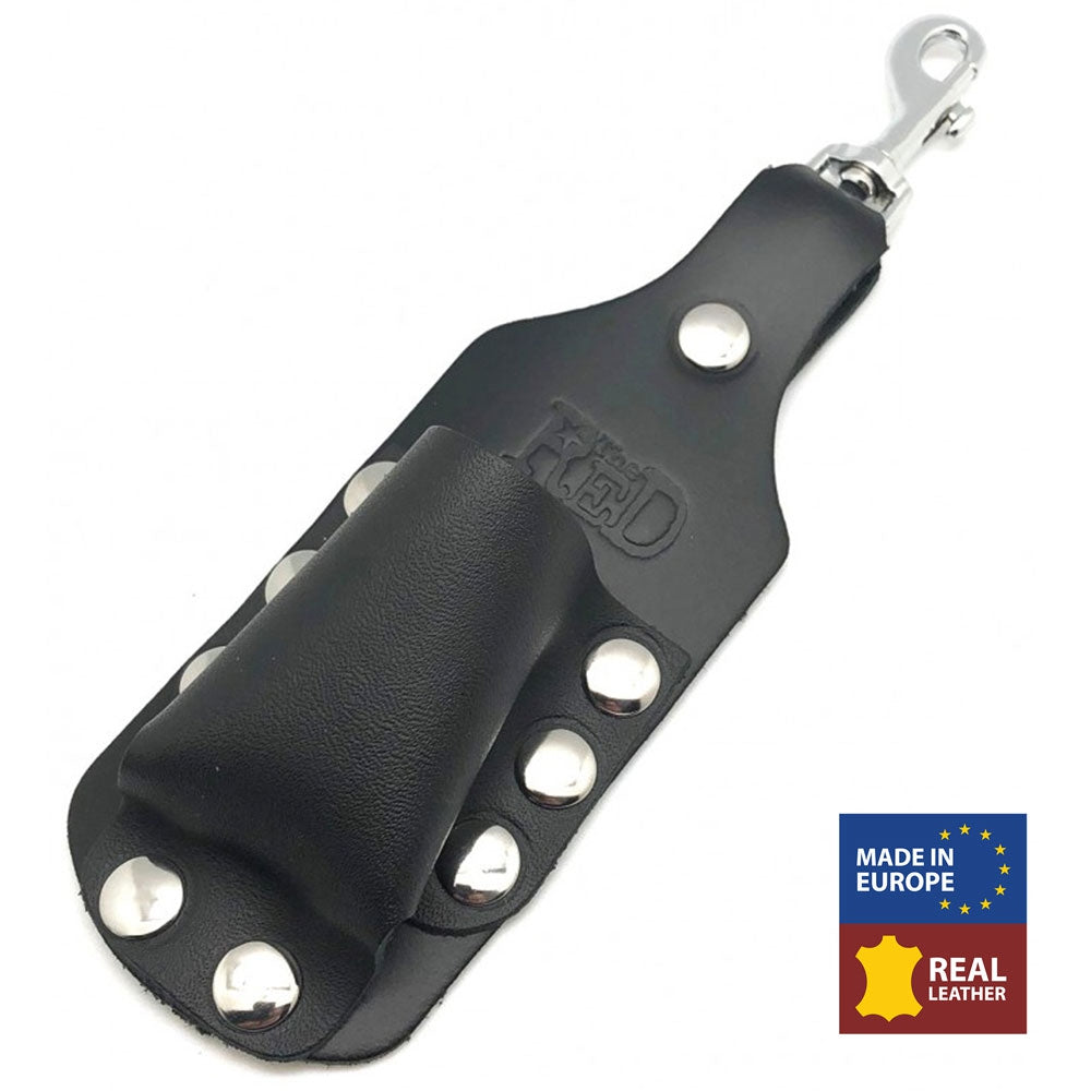 The Red Leather Poppers Harness Small