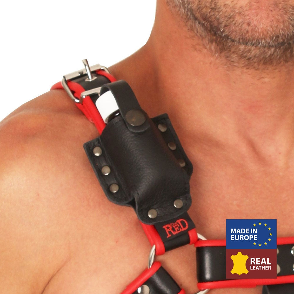The Red Harness Poppers Holder
