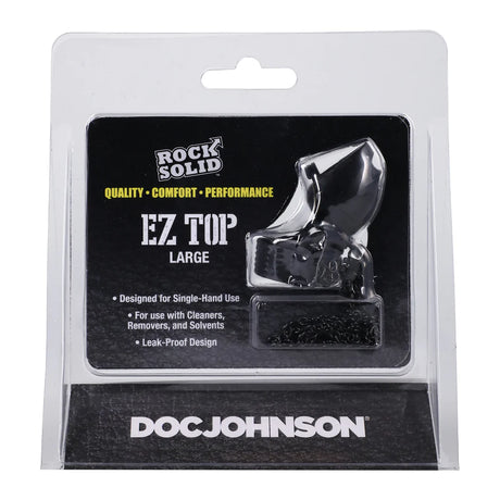 Doc Johnson Rock Solid Poppers EZ Top Large Black