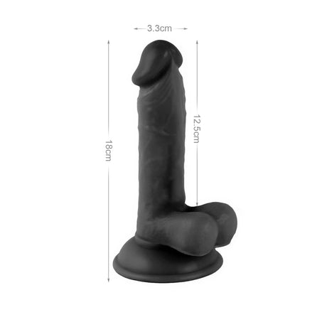Mr. Rude V1 Realistic Dong 7.1" Black