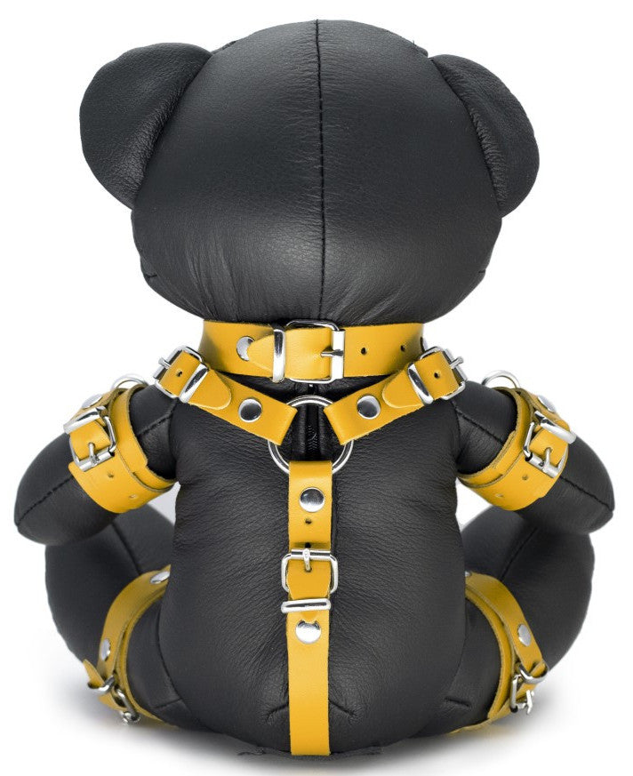 The Red Leather BDSM Bear Bendy Yellow