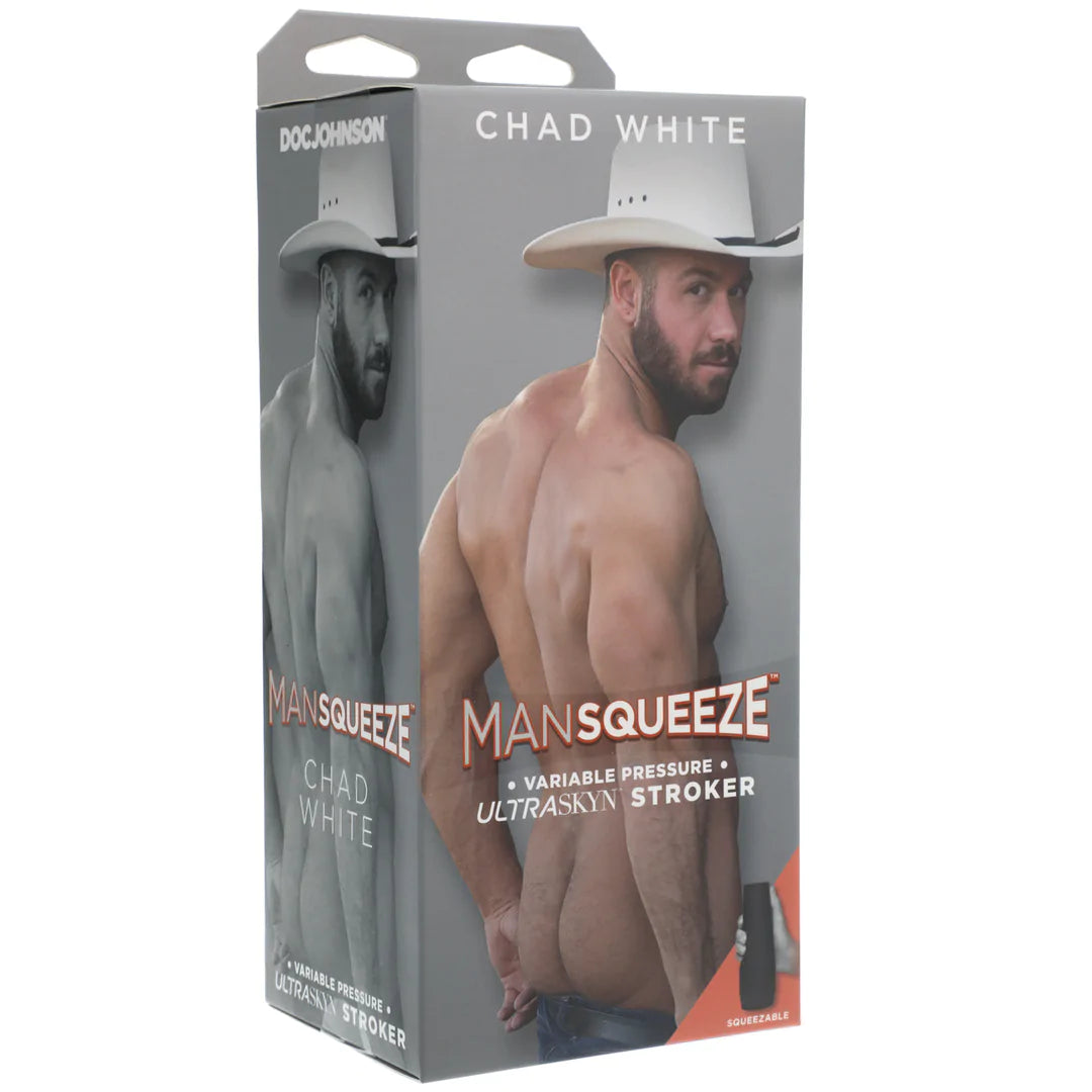 Doc Johnson Man Squeeze Chad White Ultraskyn Masturbator