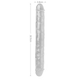 Mr. Rude Crystal Jellies Realistic Double Ended Dildo 12"