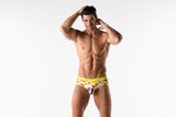 Code 22 Air Brush Swim Brief Lime