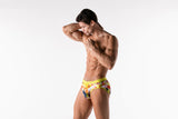 Code 22 Air Brush Swim Brief Lime