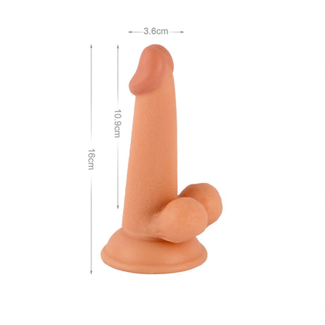 Mr. Rude Realistic Dong 6.3" Flesh