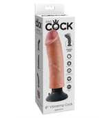 Pipedream King Cock 8 Inch Vibrating Cock Flesh