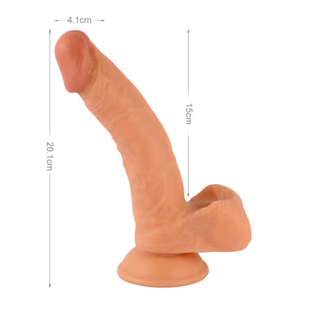 Mr. Rude V2 Realistic Dong 7.9" Flesh