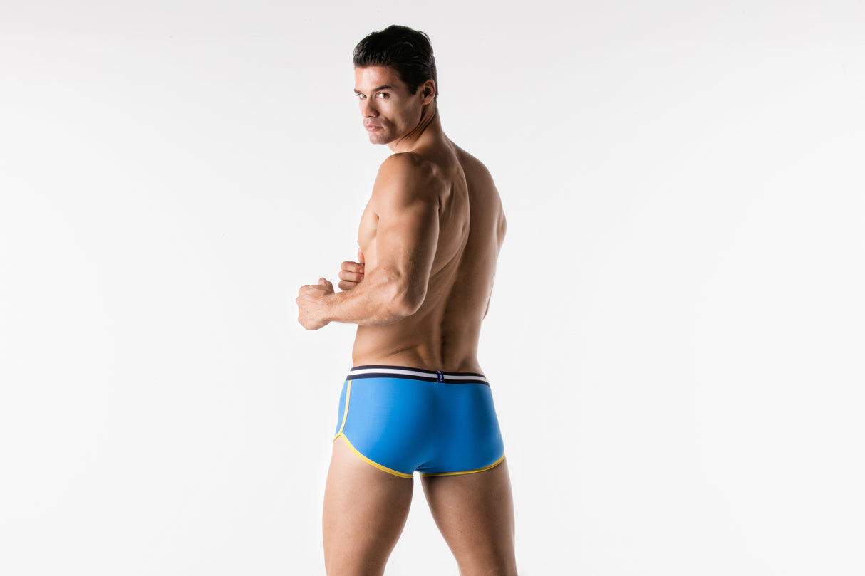 Code 22 Nautical Swim Boxer Steel Blue