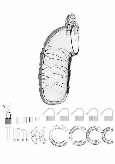 Mancage NO 5 Chastity 5.5 Inch Cock Cage Clear