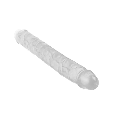 Mr. Rude Crystal Jellies Realistic Double Ended Dildo 12"