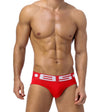 0850 Backless Brief Lisbon Red