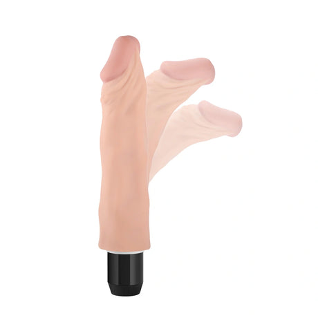 Extreme Realistic Poseable Vibrating Dildo 8.8"