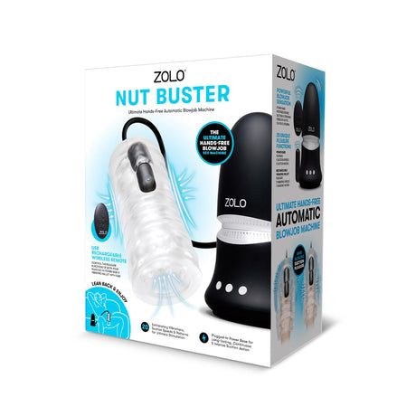 Zolo Nut Buster Masturbator with Remote