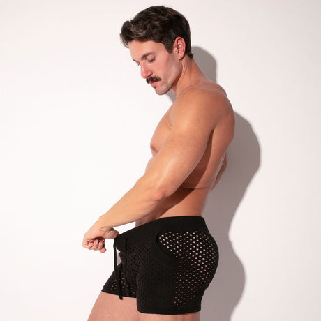 Code 22 Mosaic Mini Short Black