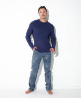 Code 22 Ribbed Sweater Navy
