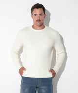Code 22 Ribbed Sweater Off White