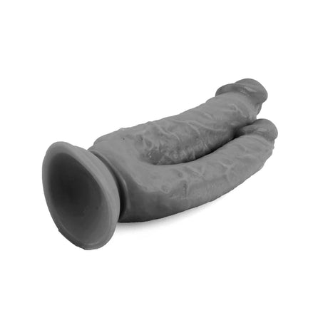 Mr. Rude Double Penetrator Dildo 8.3" Black