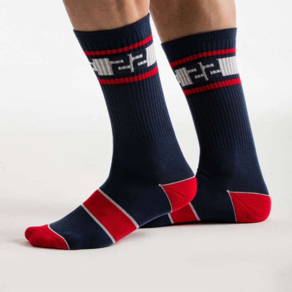 Code 22 Logo Gym Socks Navy