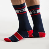 Code 22 Logo Gym Socks Navy