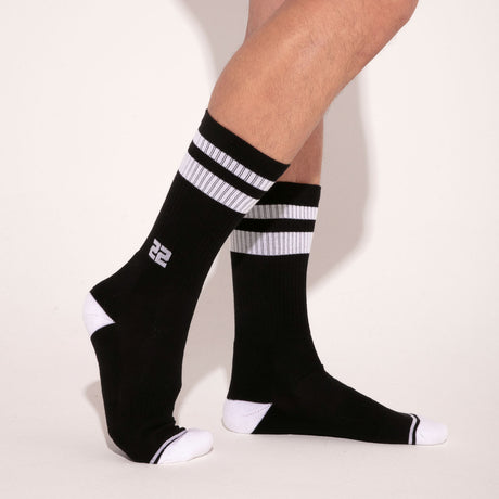 Code 22 Iconic Crew Socks Black
