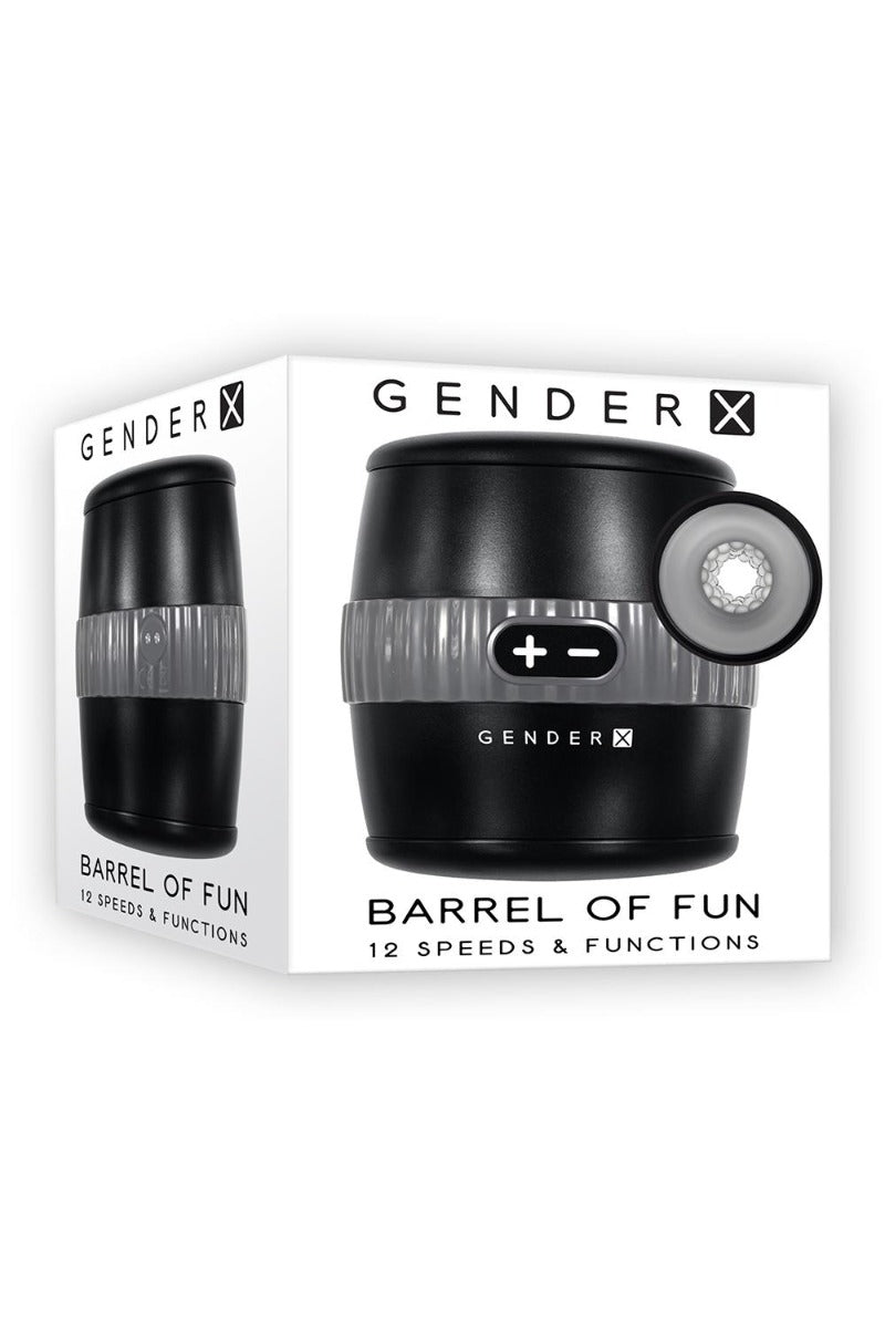 Gender X Barrel Of Fun Masturbator Black