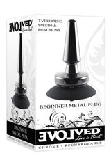 Evolved Beginner Metal Butt Plug 4.4 Inch