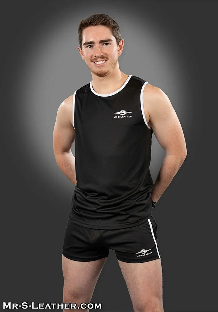 Mr S Leather Baller Tank Top White