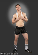 Mr S Leather Baller Short Grey