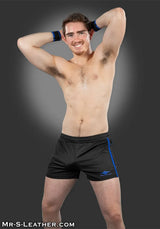 Mr S Leather Baller Short Blue