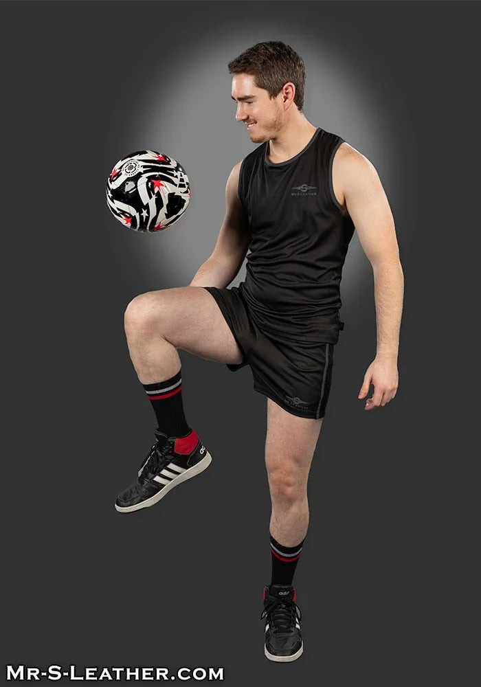 Mr S Leather Baller Tank Top Grey