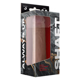 Shaft Liquid Silicone Dong Model J 6.5 Inch Light
