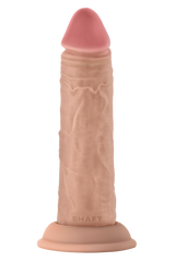 Shaft Liquid Silicone Dong Model J 5.5 Inch Light