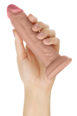 Shaft Liquid Silicone Dong Model J 5.5 Inch Light