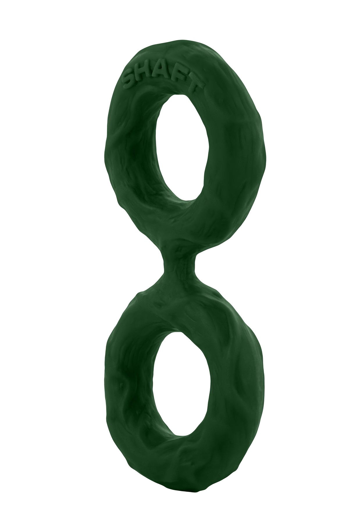 Shaft Double Cock Ring Model D Size 1 Small Green