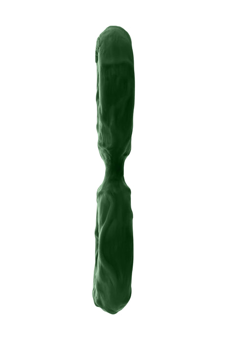 Shaft Double Cock Ring Model D Size 1 Small Green