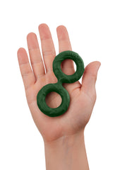 Shaft Double Cock Ring Model D Size 1 Small Green