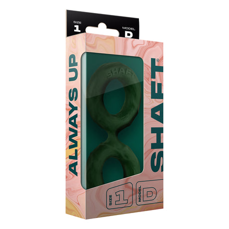 Shaft Double Cock Ring Model D Size 1 Small Green