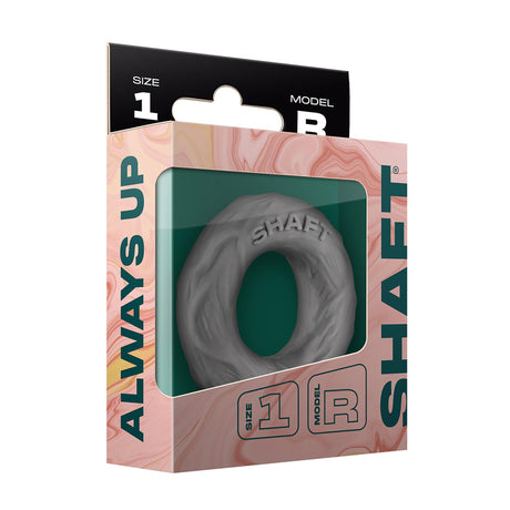 Shaft Cock Ring Model R Size 1 Small Grey