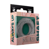 Shaft Cock Ring Model R Size 2 Medium Grey